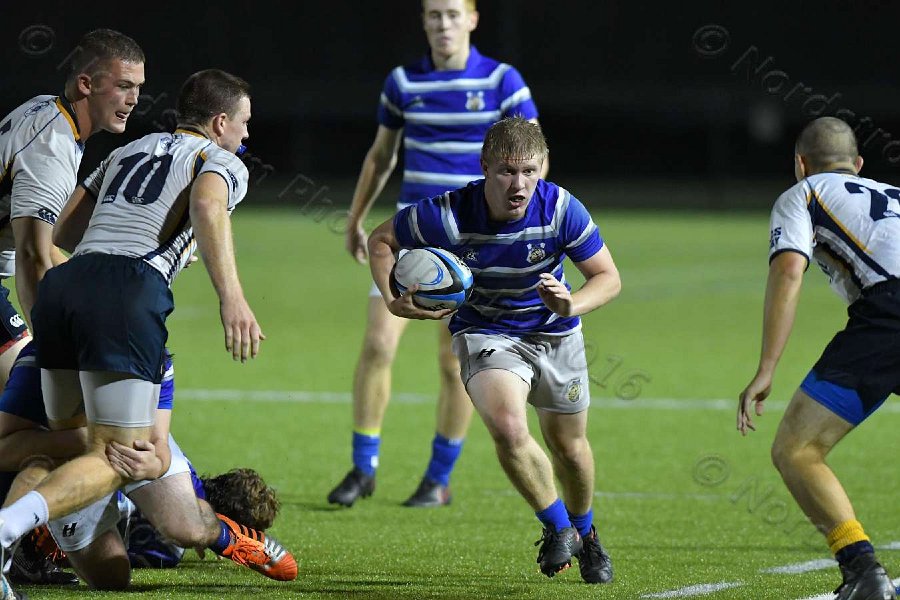 Wheaton Men\'s Rugby vs Mass Maritime.  Photo by Keith Nordstrom